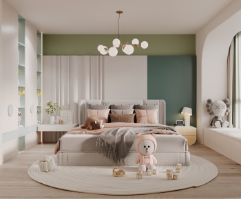 Nordic Style Girl's Room Daughter's Room-ID:889679911