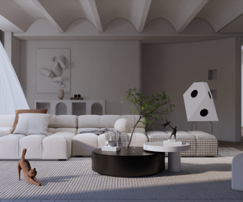 Wabi-sabi Style A Living Room-ID:169440039