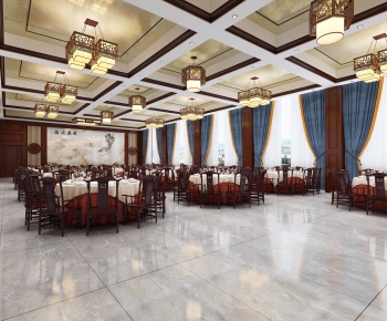 New Chinese Style Banquet Hall-ID:577577111