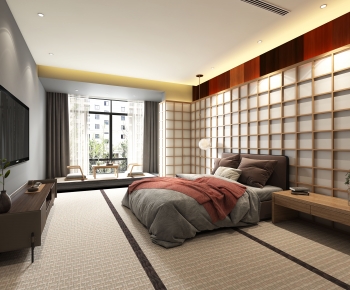 Japanese Style Bedroom-ID:724401007