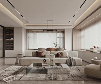 Modern A Living Room-ID:693408976