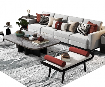 New Chinese Style Sofa Combination-ID:305964957