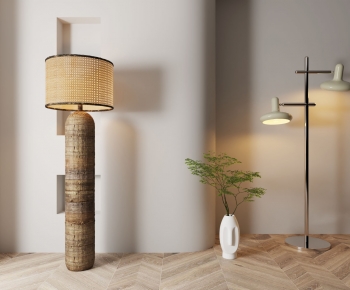 Wabi-sabi Style Floor Lamp-ID:470704085