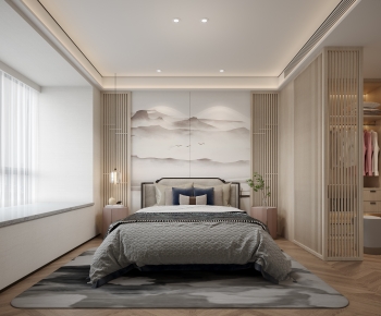 New Chinese Style Bedroom-ID:472090234