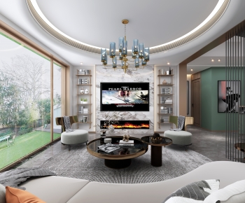 Modern A Living Room-ID:997416021