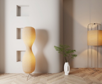 Wabi-sabi Style Floor Lamp-ID:145792968