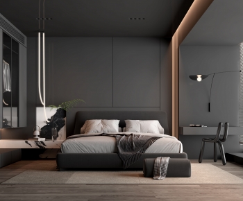 Modern Wabi-sabi Style Bedroom-ID:146914968