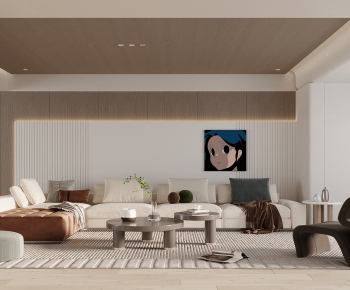 Modern A Living Room-ID:490349058