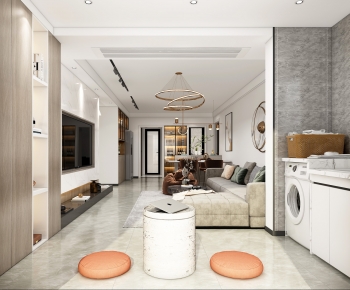 Modern A Living Room-ID:245085951