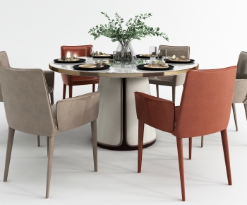 Modern Dining Table And Chairs-ID:748449099