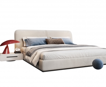 Modern Double Bed-ID:788400892
