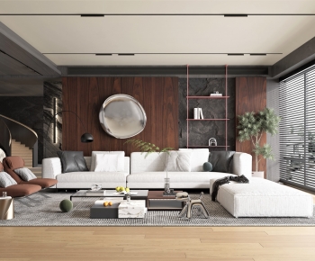 Modern A Living Room-ID:948618898