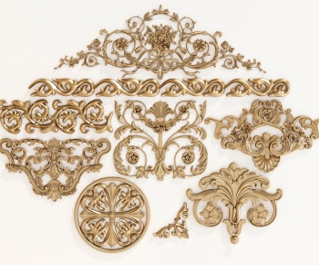 Simple European Style Carving-ID:392412909