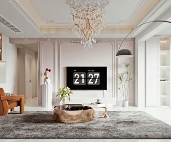 French Style A Living Room-ID:217844964