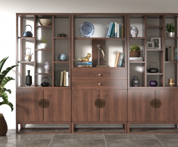 New Chinese Style Bookcase-ID:646416909