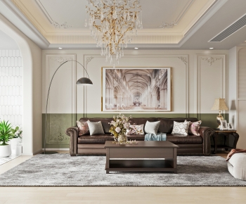 French Style A Living Room-ID:461533072