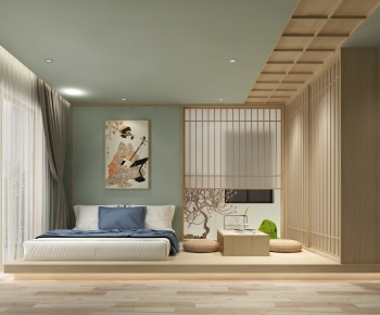 Japanese Style Bedroom-ID:597059018