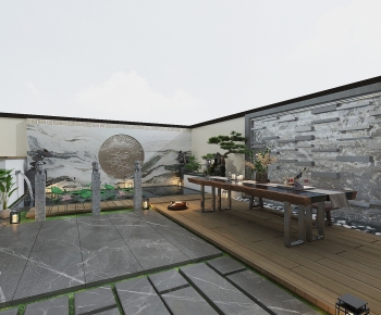 New Chinese Style Courtyard/landscape-ID:797429198