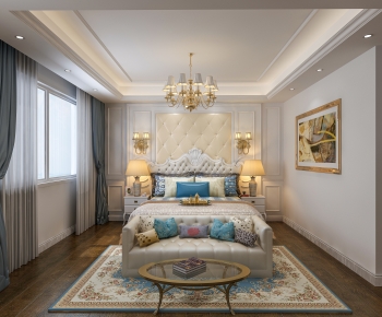 Simple European Style Bedroom-ID:113933092