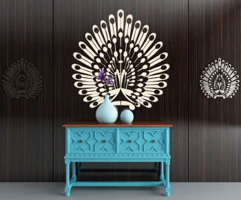 Southeast Asian Style Decorative Cabinet-ID:527002101
