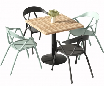 Modern Dining Table And Chairs-ID:545222047