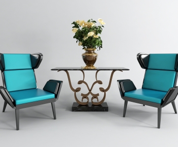 Simple European Style Lounge Chair-ID:490396987