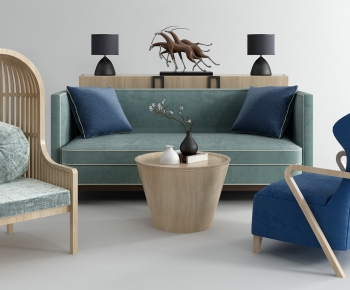 Simple European Style Sofa Combination-ID:151514052
