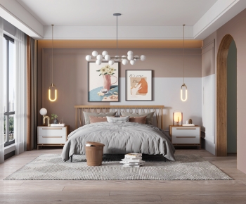 Nordic Style Bedroom-ID:496625908