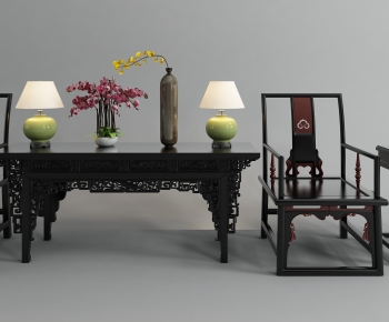 Chinese Style Lounge Chair-ID:908566008