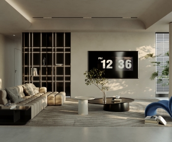 Wabi-sabi Style A Living Room-ID:786159046