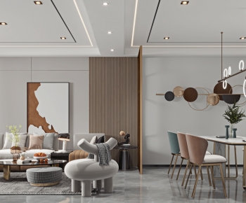 Modern A Living Room-ID:421247961