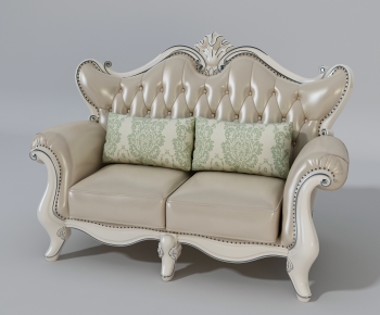 Simple European Style A Sofa For Two-ID:180470948