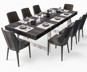 Modern Dining Table And Chairs-ID:746872904