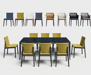 Modern Dining Table And Chairs-ID:644318106