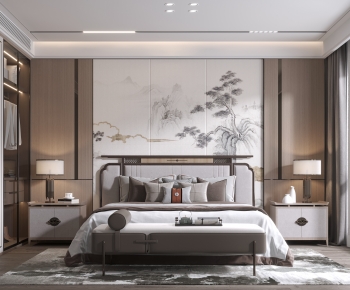 New Chinese Style Bedroom-ID:814836985