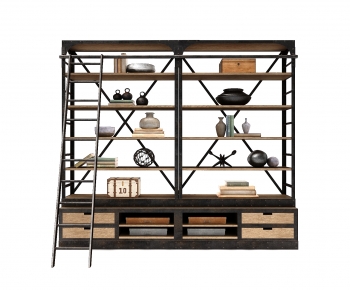 Industrial Style Decorative Cabinet-ID:495598087