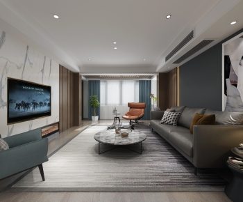 Modern A Living Room-ID:370306978