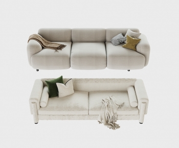 Modern Three-seat Sofa-ID:394037962