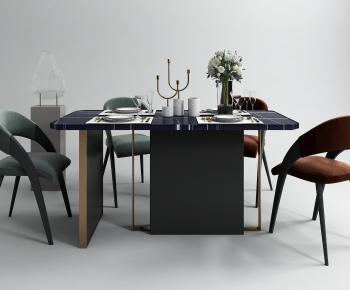 Modern Dining Table And Chairs-ID:961823946