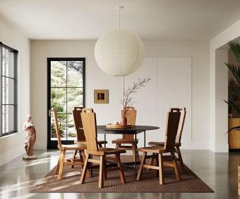 Japanese Style Dining Room-ID:869319483