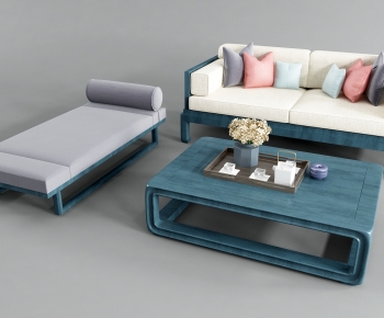 New Chinese Style Sofa Combination-ID:114907038