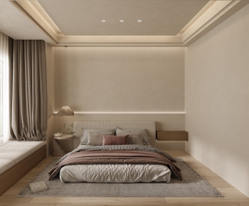Wabi-sabi Style Bedroom-ID:185724024