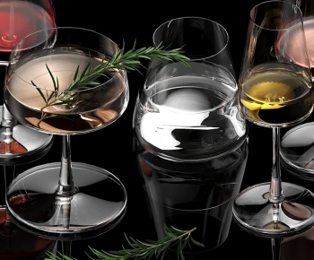 现代玻璃餐具酒杯-ID:222539914