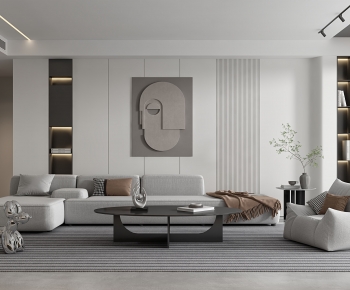 Modern A Living Room-ID:463871006