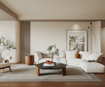 Wabi-sabi Style A Living Room-ID:503967054