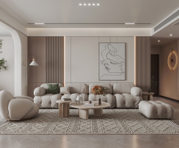 Modern A Living Room-ID:488995082