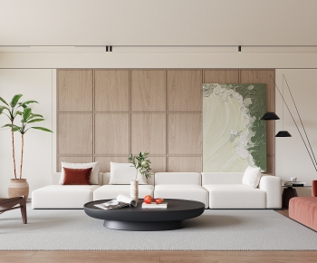 Wabi-sabi Style A Living Room-ID:435920951