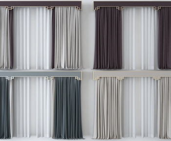 New Chinese Style The Curtain-ID:889327052