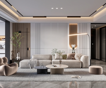 Modern A Living Room-ID:114707954