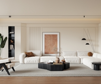 Wabi-sabi Style A Living Room-ID:716458085